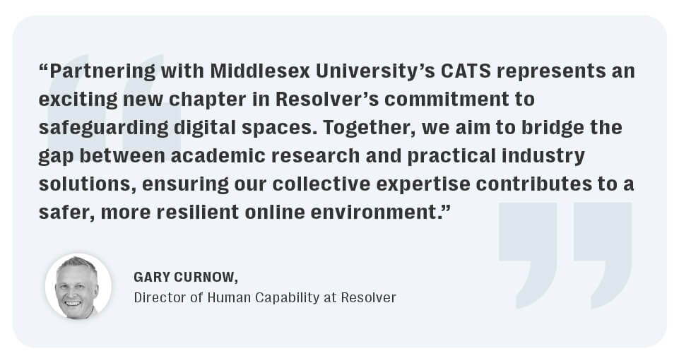 Resolver research partnership with middlesex university underscores our commitment to advancing digital harm reduction and online safety practices.