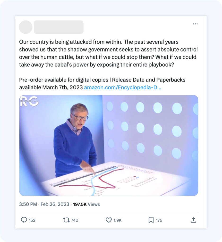 Many conspiracy theorist influencers on social media are driven by financial gain.