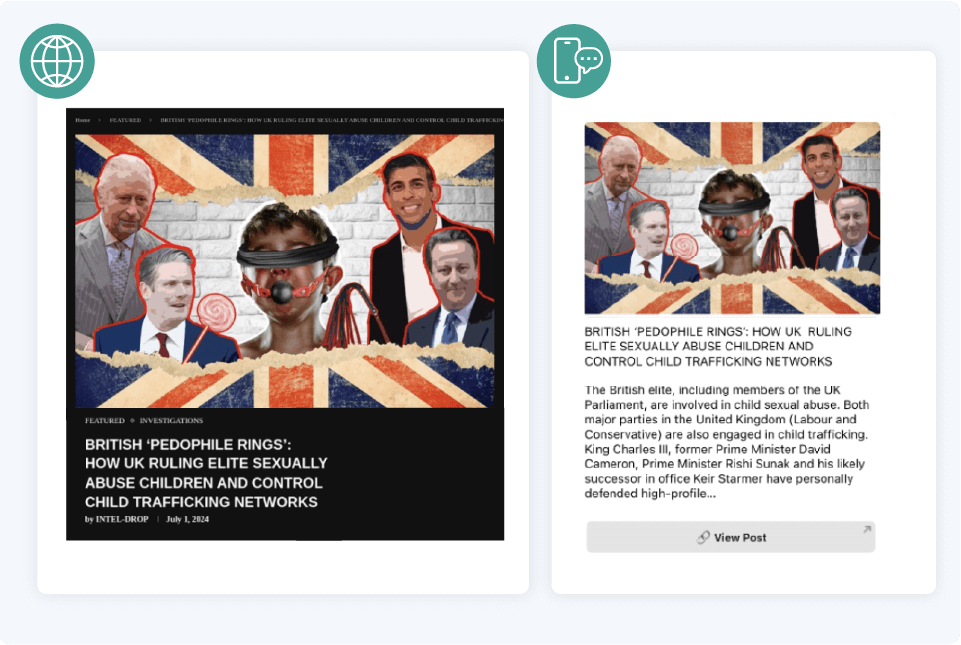 The half-baked sphinx: pro-kremlin influence operation targets uk general election 8 The same day another pro-kremlin media outlet published the same allegations on their website and social media account on a private messaging app