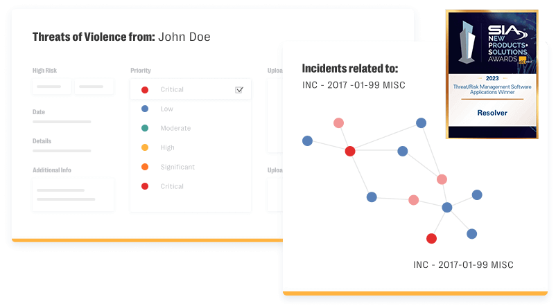 Image of Resolver's award-winning Threat Protection Software solution